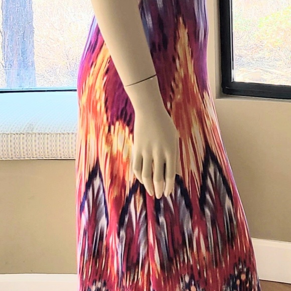 AMAZING LONG DRESS WITH BRIGHT COLORS - Picture 7 of 9